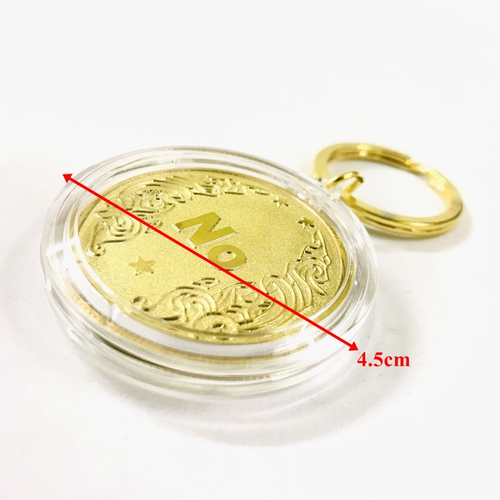 Móc Khóa Xu Quyết Định Yes No - SP005276 